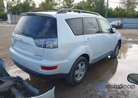 2010 Mitsubishi Outlander Es из США, поврежденный, VIN JA4AS2AW6AZ018166